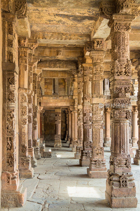 在德里的Qutub Minar